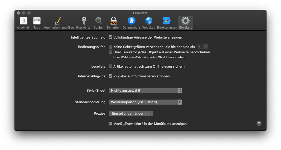 configure safari preferences for all users on mac